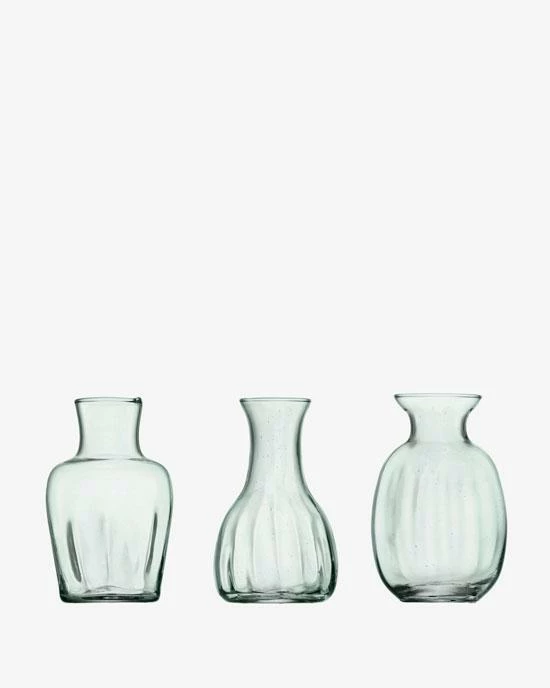 LSA International Mia Mini Vase Trio H 11.5cm 3 LSA International Mia Mini Vase Trio H 11.5cm