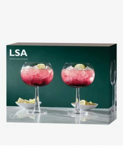 LSA International Set of 2 690ml Clear Gin Grand Balloon Glass