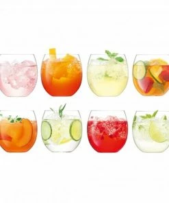 LSA International Set of 8 Balloon Tumblers