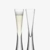 LSA International Set of 2 170ml Clear Moya Champagne Flute Glasses 2 LSA International Set of 2 170ml Clear Moya Champagne Flute Glasses