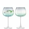 LSA International Set of 2 Green/Grey Dusk Gin Balloon Glass 650ml 2 LSA International Set of 2 Green/Grey Dusk Gin Balloon Glass 650ml
