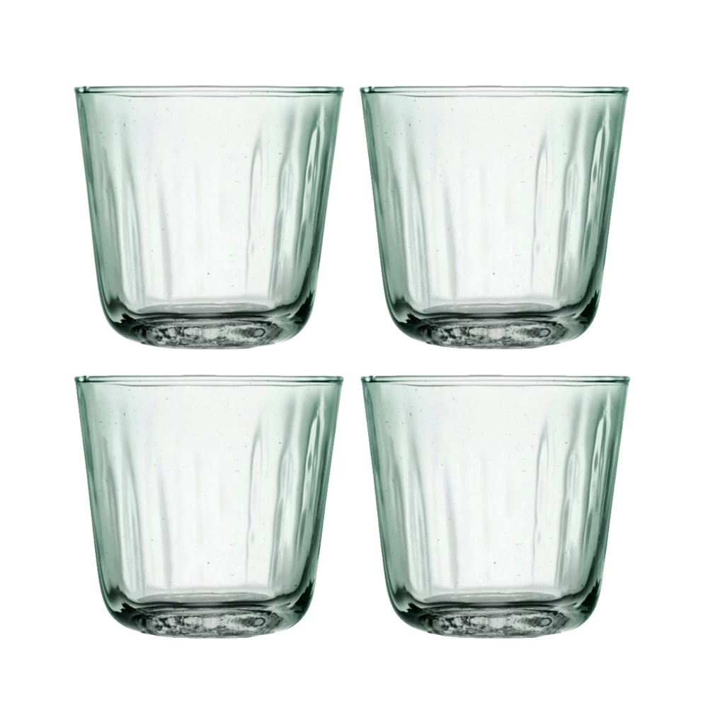 LSA International Mia Tumbler 250ml Recycled/Part Optic X 4pcs 3 LSA International Mia Tumbler 250ml Recycled/Part Optic X 4pcs