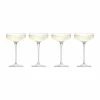 LSA International Set of 4 Wine Champagne Saucers 300ml 2 LSA International Set of 4 Wine Champagne Saucers 300ml