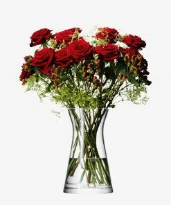 LSA International 29cm Clear Flower Mixed Bouquet Vase