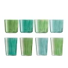LSA International Gems Ripple Glass - Set of 8 1 LSA International Gems Ripple Glass - Set of 8