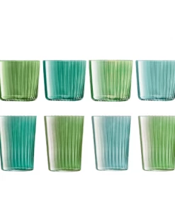 LSA International Gems Ripple Glass - Set of 8