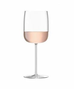 LSA International Set of 4 380ml Clear Borough Wine Glass 13 LSA International Set of 4 380ml Clear Borough Wine Glass