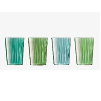 LSA International 560ml Gems Ripple Glass Jade Green - Set of 4 3 LSA International 560ml Gems Ripple Glass Jade Green - Set of 4