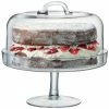 LSA International Serve Cakestand and Dome 26.5cm 1 LSA International Serve Cakestand and Dome 26.5cm