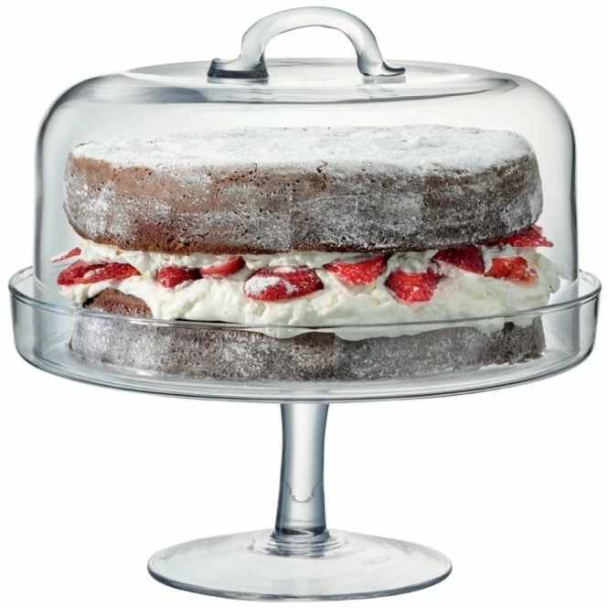 LSA International Serve Cakestand and Dome 26.5cm 3 LSA International Serve Cakestand and Dome 26.5cm