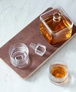 LSA International Cask Whisky Connoisseur Set with Ash/Cork Tray 11 LSA International Cask Whisky Connoisseur Set with Ash/Cork Tray