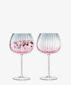 LSA International 650ml Pink Dusk Balloon Goblet