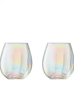 LSA International Pearl Water Glass Set of 4