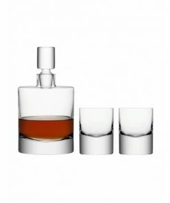 LSA International Boris Decanter & Tumblers Whisky Set