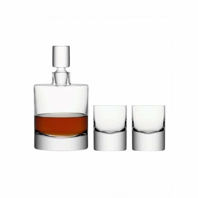 LSA International Boris Decanter & Tumblers Whisky Set 3 LSA International Boris Decanter & Tumblers Whisky Set
