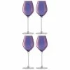 LSA International Set of 4 Polar Violet Aurora Champagne Tulip Glass 2 LSA International Set of 4 Polar Violet Aurora Champagne Tulip Glass