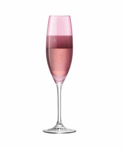 LSA International Polka Champagne Flute 225 ml Pastel Assorted X 4 Pcs 15 LSA International Polka Champagne Flute 225 ml Pastel Assorted X 4 Pcs
