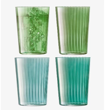 LSA International Gems Ripple Glass - Set of 8 6 LSA International Gems Ripple Glass - Set of 8