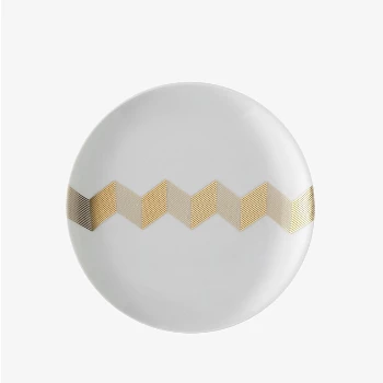 LSA International Chevron Teaplates - Set of 4 4 LSA International Chevron Teaplates - Set of 4