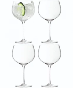 LSA International Set Of 4 Clear Gin Balloon Glass
