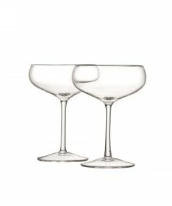 LSA International Set of 4 Wine Champagne Saucer 215ml