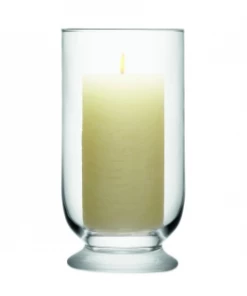 LSA International 23cm Small Terrace Glass Storm Lantern