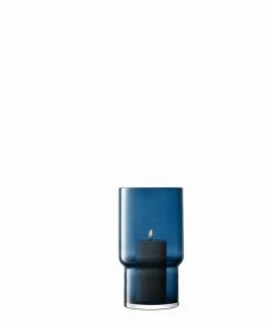 LSA International Sapphire Blue Utility Vase/Lantern - 30cm