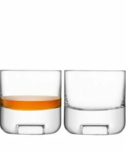 LSA International Cask Whisky Set Clear 1 Decanter Complete with 2 Glasses 14 LSA International Cask Whisky Set Clear 1 Decanter Complete with 2 Glasses