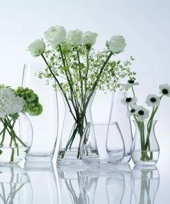 LSA International 9.5cm Clear Flower Mini Table Vase 8 LSA International 9.5cm Clear Flower Mini Table Vase