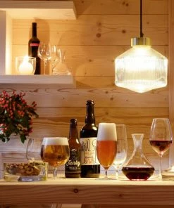 LSA International Set of 2 550ml Clear Craft Bar Beer Glass