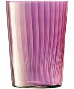 LSA International Set of 4 560ml Assorted Garnet Gems Tumbler Glasses 12 LSA International Set of 4 560ml Assorted Garnet Gems Tumbler Glasses