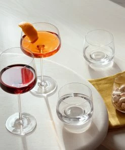 LSA International Set of 4 Metropolitan Champagne Saucer