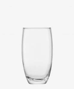 LSA International 20cm Clear Flower Barrel Bouquet Vase