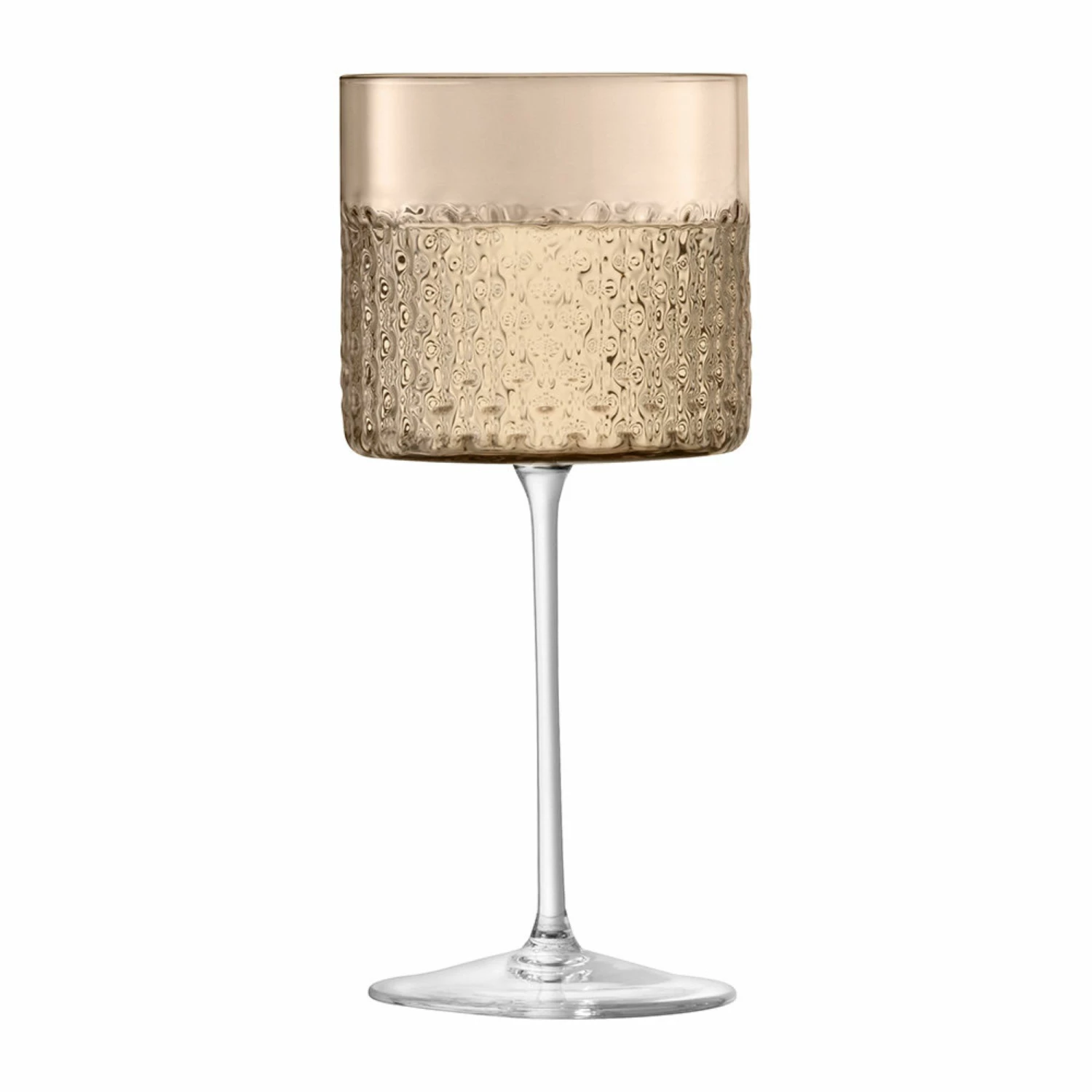 LSA International Taupe Wicker Wine Glasses - Set of 2 5 LSA International Taupe Wicker Wine Glasses - Set of 2