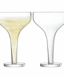 LSA International Set of 2 150ml Epoque Cocktail Saucer Glass