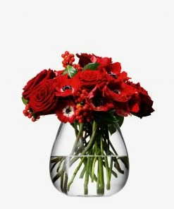 LSA International 17cm Clear Flower Table Bouquet Vase