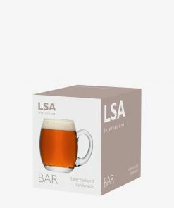 LSA International 500ml Clear Tankard Bar Beer Glass 7 LSA International 500ml Clear Tankard Bar Beer Glass