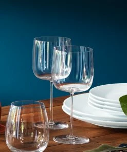 LSA International Set of 4 380ml Clear Borough Wine Glass 16 LSA International Set of 4 380ml Clear Borough Wine Glass