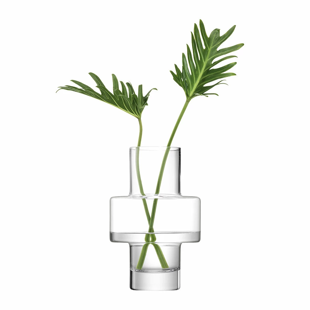 LSA International Metropole Vilnius Handmade Glass Vase Clear 28cm 3 LSA International Metropole Vilnius Handmade Glass Vase Clear 28cm