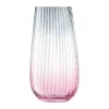 LSA International Pink & Grey Dusk Vase - 28cm 1 LSA International Pink & Grey Dusk Vase - 28cm