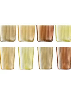 LSA International Gems Ripple Glass - Set of 8