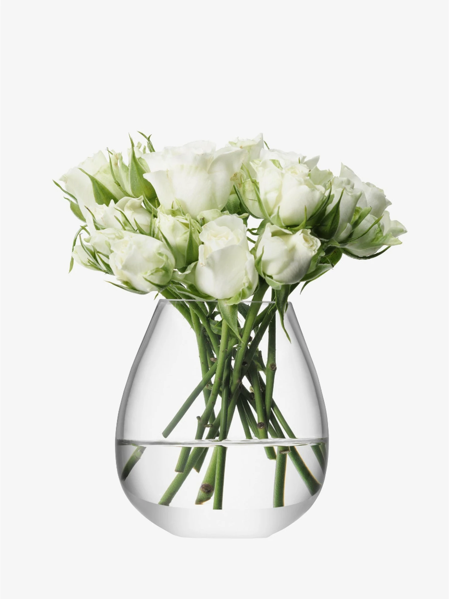 LSA International 9.5cm Clear Flower Mini Table Vase 6 LSA International 9.5cm Clear Flower Mini Table Vase
