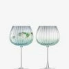 LSA International 650ml Green Dusk Balloon Goblet 2 LSA International 650ml Green Dusk Balloon Goblet