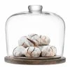 LSA International City Cake/Cheese Dome and Walnut Base 2 LSA International City Cake/Cheese Dome and Walnut Base