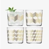 LSA International Chevron Tumbler 310ml Set of 4 1 LSA International Chevron Tumbler 310ml Set of 4