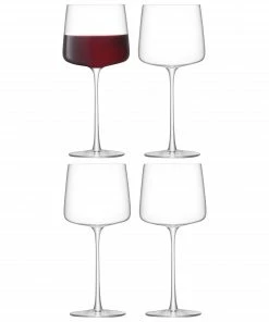 LSA International Set of 4 Metropolitan Wine Glass