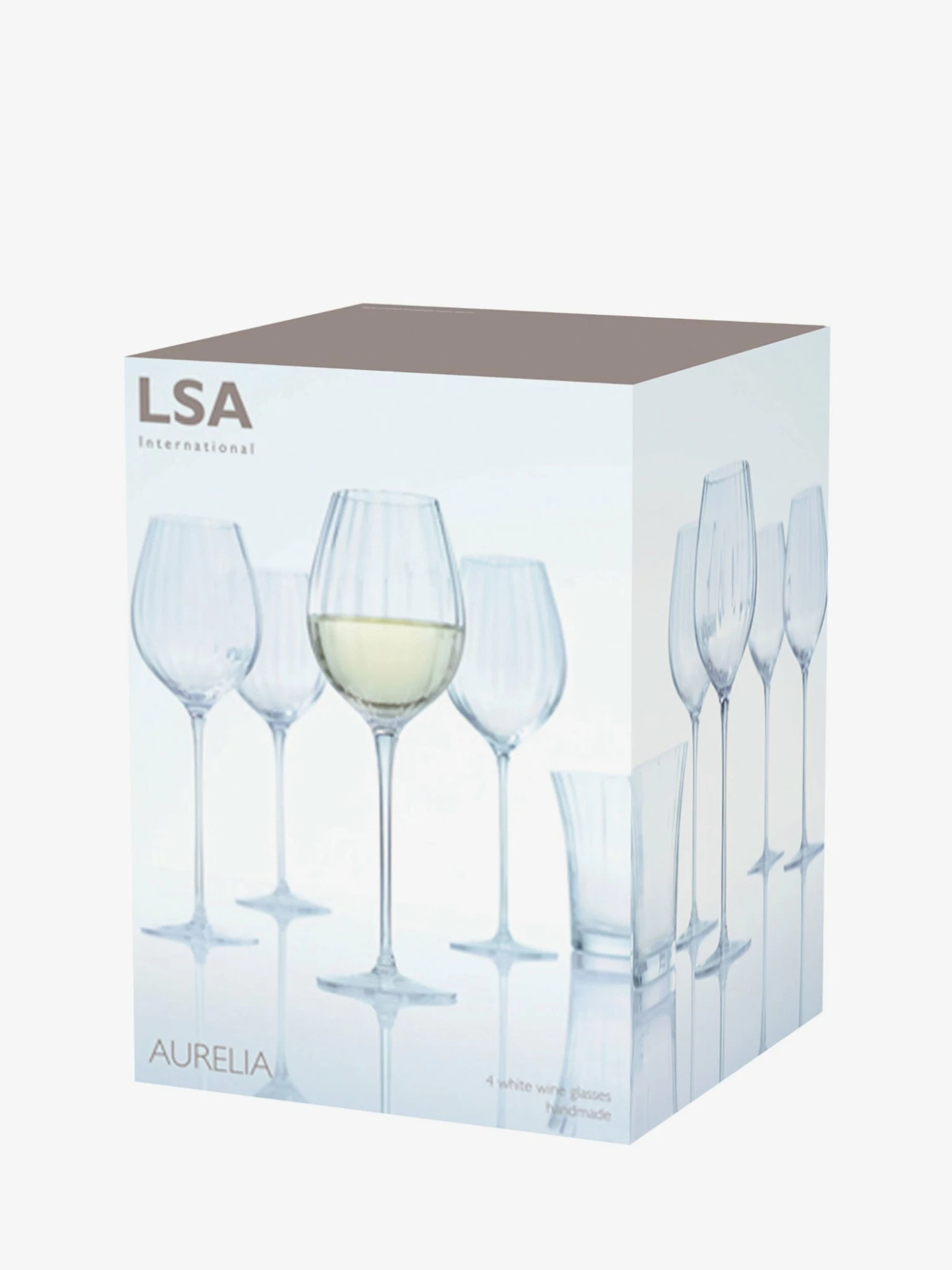 LSA International 430ml Clear Aurelia White Wine Glass 5 LSA International 430ml Clear Aurelia White Wine Glass