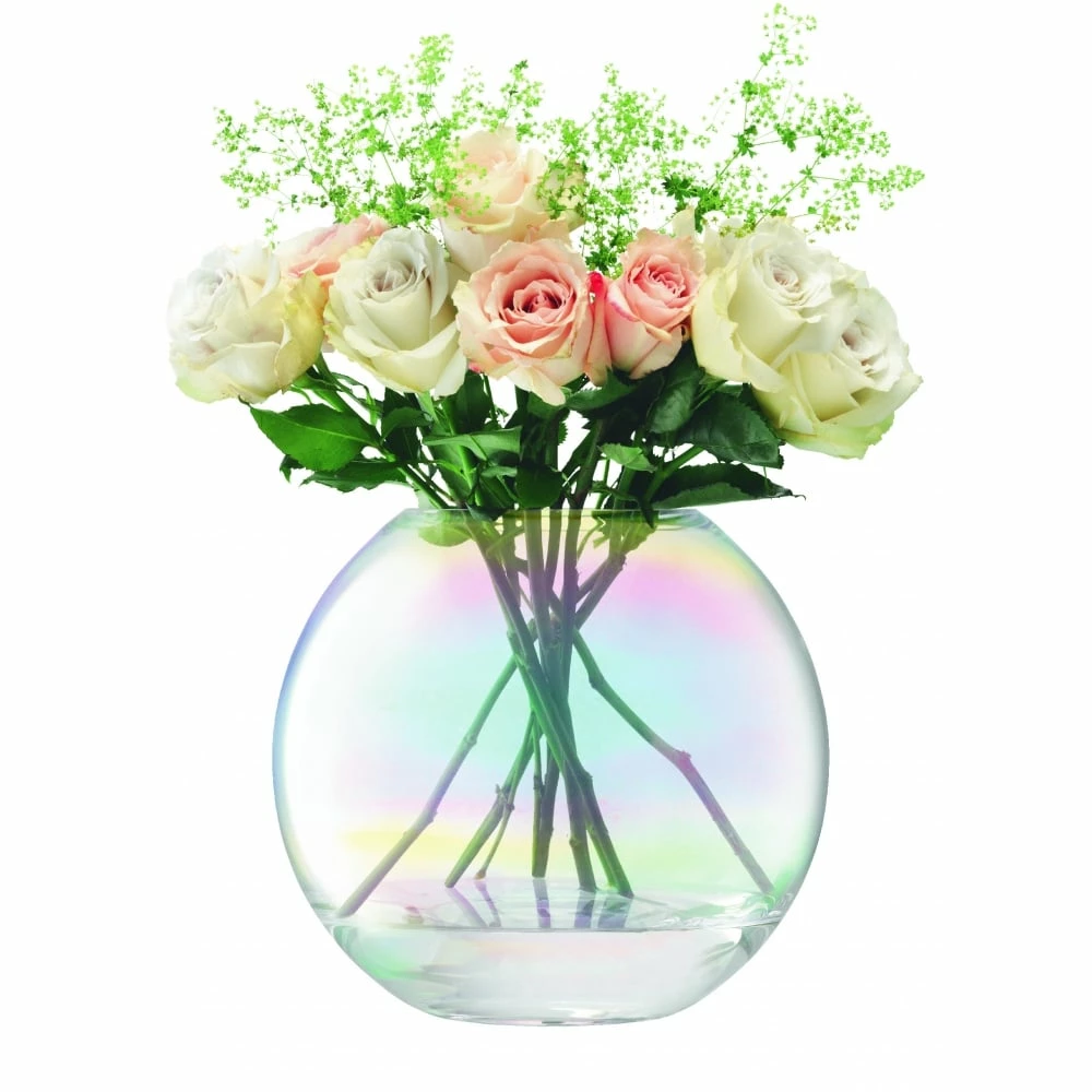 LSA International 24cm Mother of Pearl Vase 6 LSA International 24cm Mother of Pearl Vase