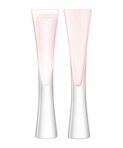 LSA International Set Of 2 Blush Moya Champagne Flutes 7 LSA International Set Of 2 Blush Moya Champagne Flutes