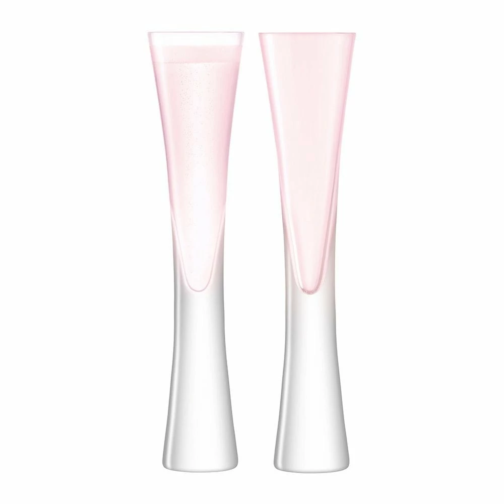 LSA International Set Of 2 Blush Moya Champagne Flutes 3 LSA International Set Of 2 Blush Moya Champagne Flutes